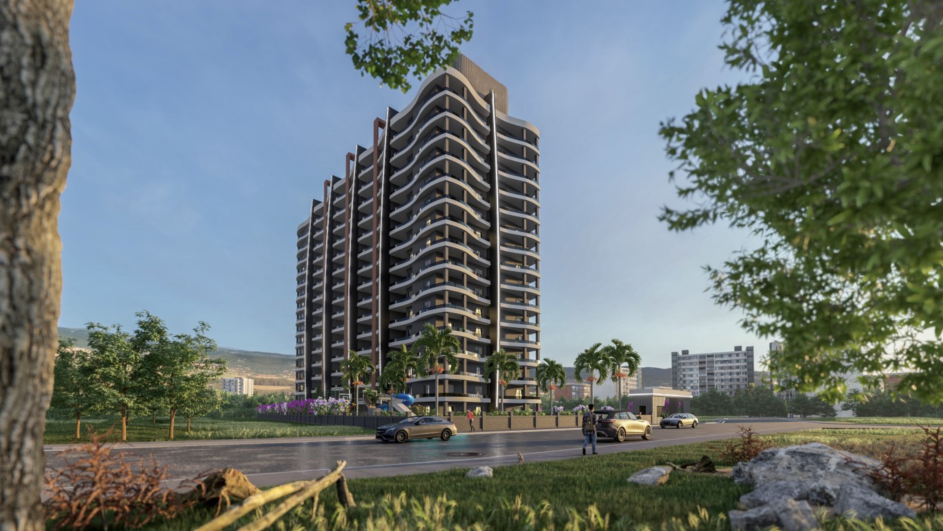 Residential complex under construction, with 1+1 and 2+1 apartments, Mersin - Фото 5