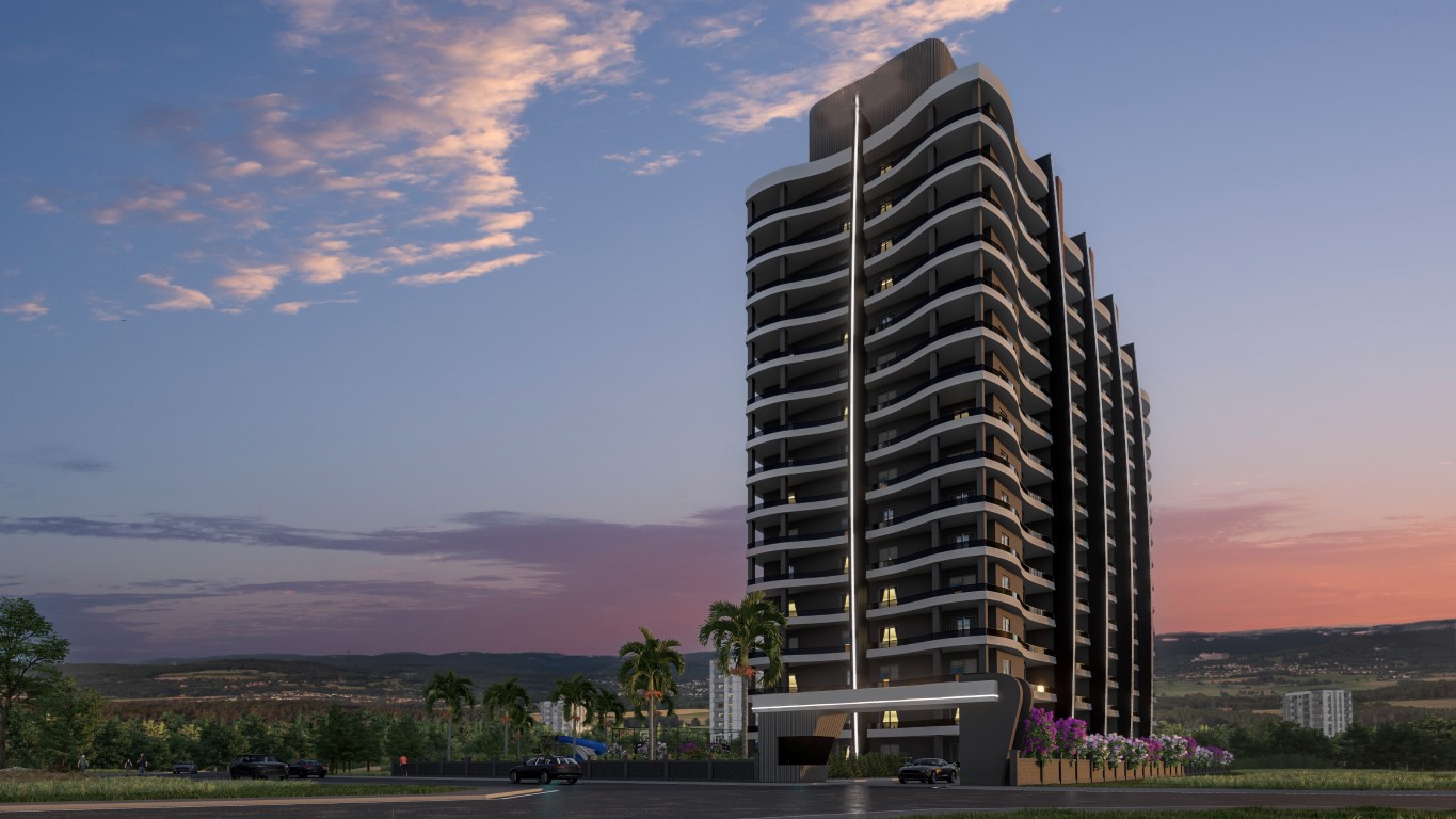 Residential complex under construction, with 1+1 and 2+1 apartments, Mersin - Фото 6