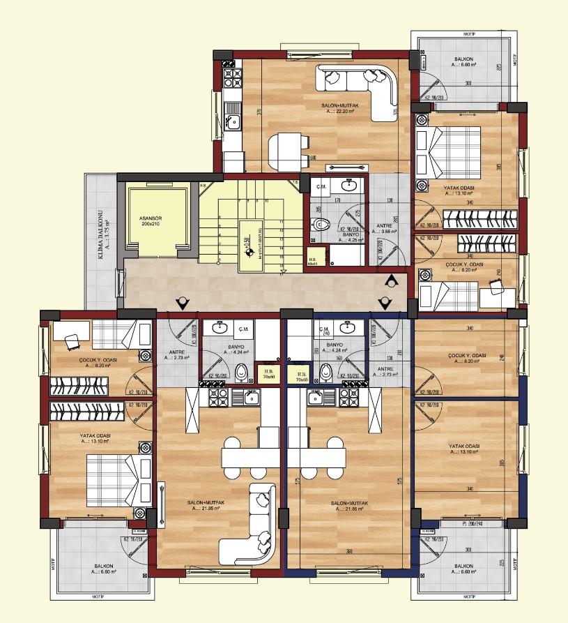 Residential complex at the final stage of construction, Antalya - Фото 16