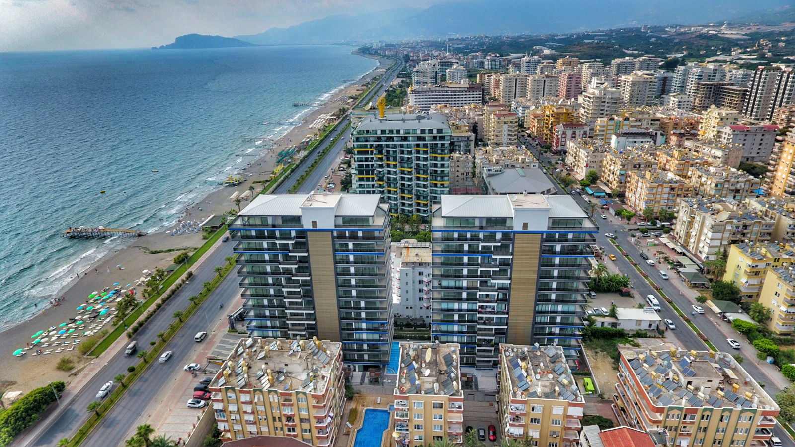 One bedroom apartment on the first coastline in the Mahmutlar area - Фото 3