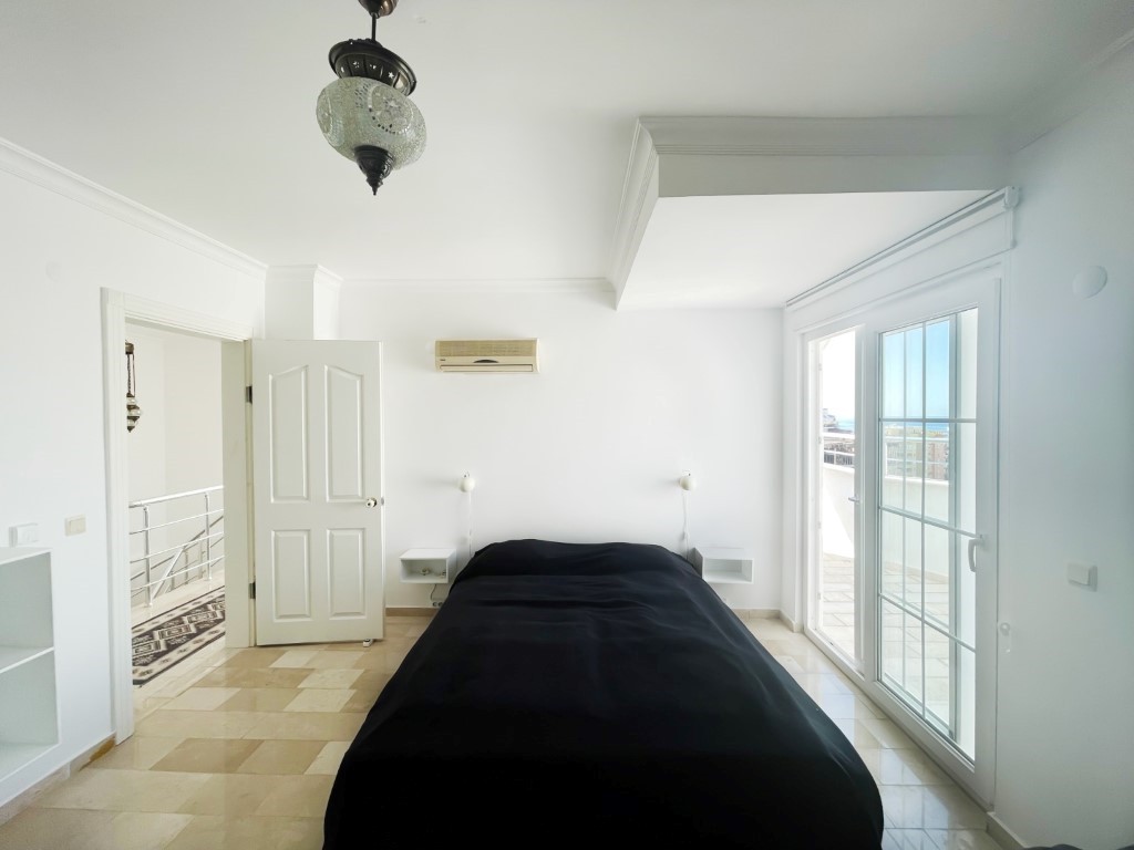 Furnished duplex (3+2) with city and sea views, Tosmur - Фото 22