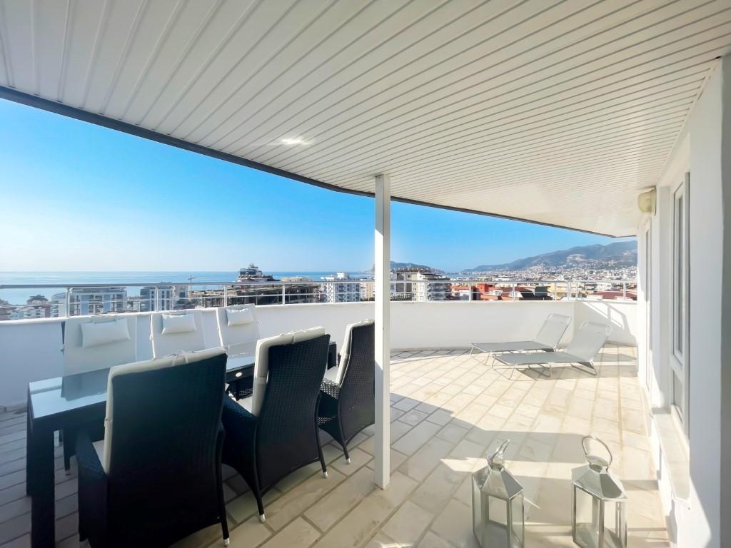 Furnished duplex (3+2) with city and sea views, Tosmur - Фото 15