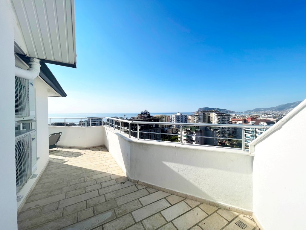 Furnished duplex (3+2) with city and sea views, Tosmur - Фото 23