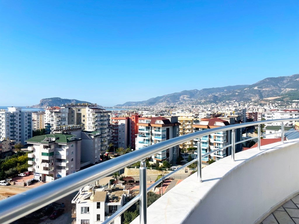 Furnished duplex (3+2) with city and sea views, Tosmur - Foto 16