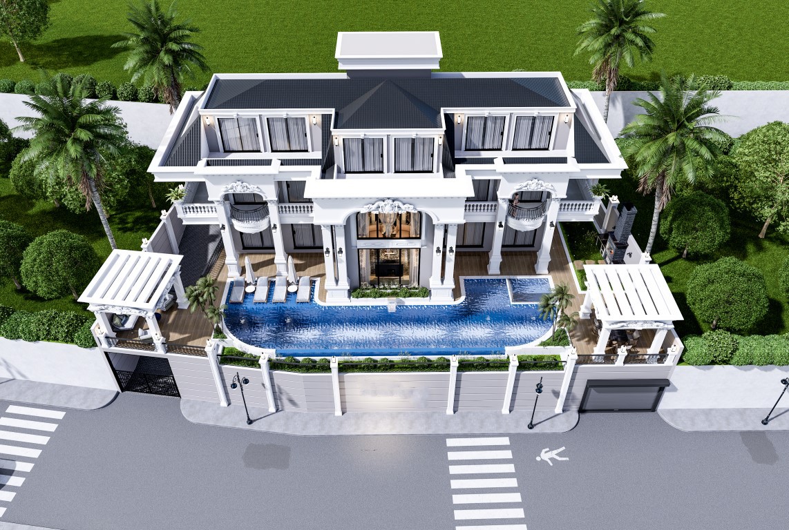 Luxury villas project with private pool, at the final stage of construction (Kargicak) - Фото 8