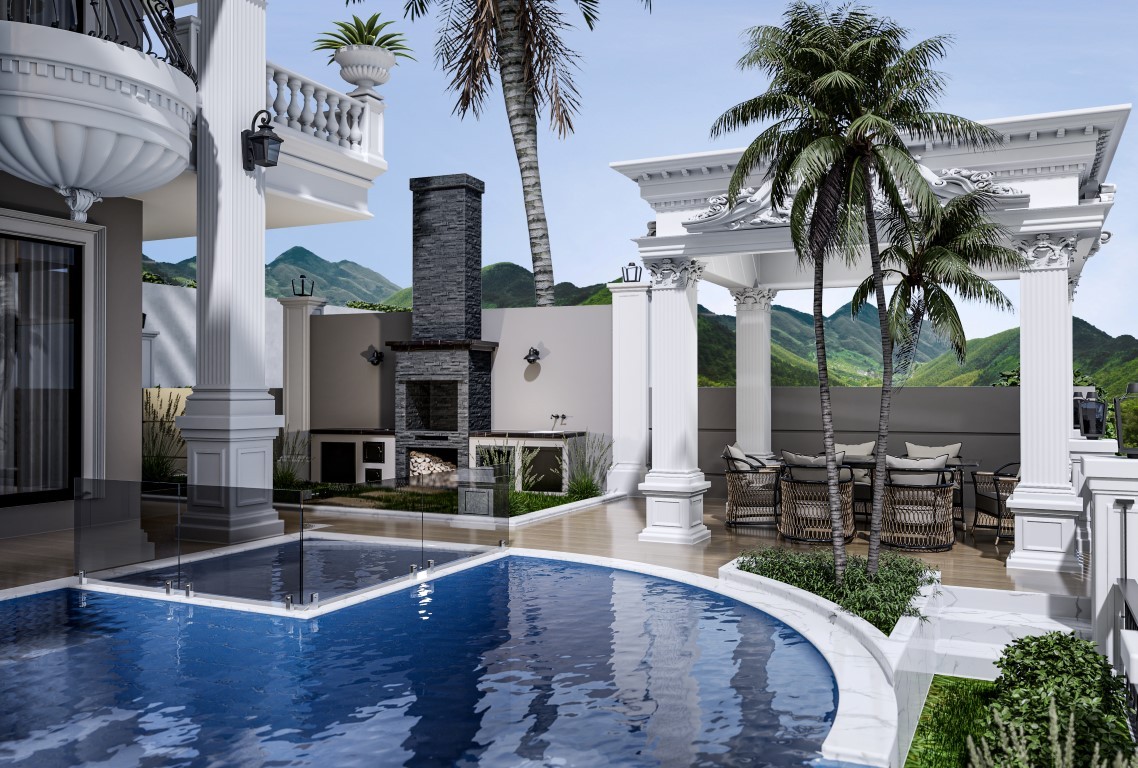 Luxury villas project with private pool, at the final stage of construction (Kargicak) - Фото 11