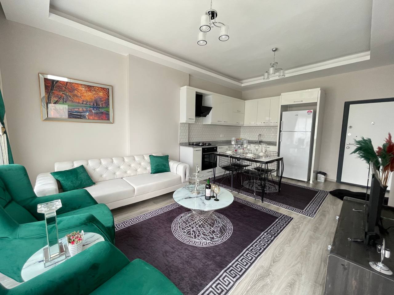 One bedroom furnished apartment in Demirtaş district - Фото 9