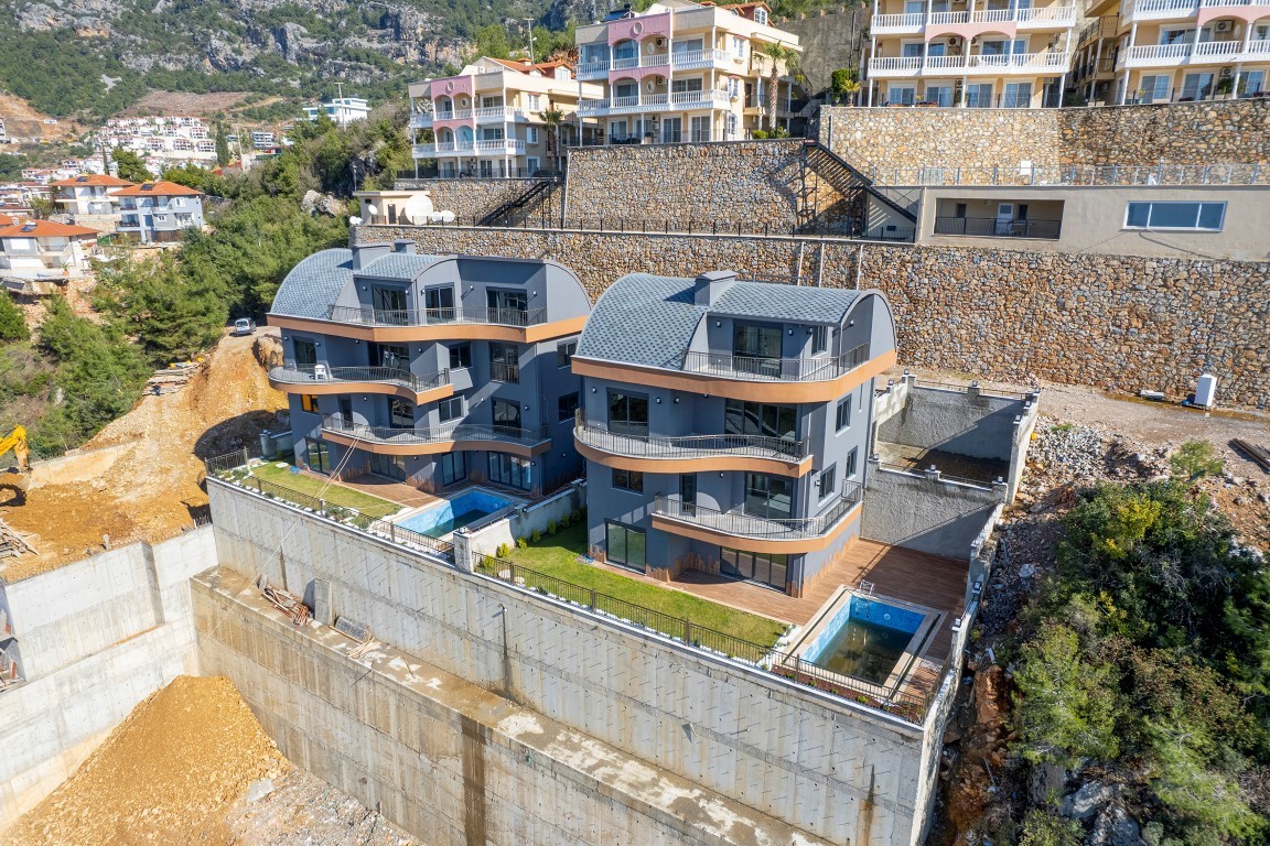 Detached villa (7+2) on the hill overlooking the sea and the city, Bektas - Фото 3