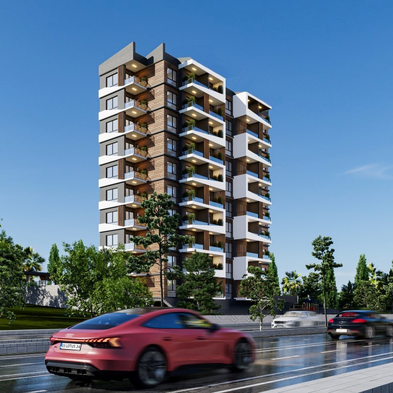 New residential complex in Mersin, 400 m from the sea - Фото 2