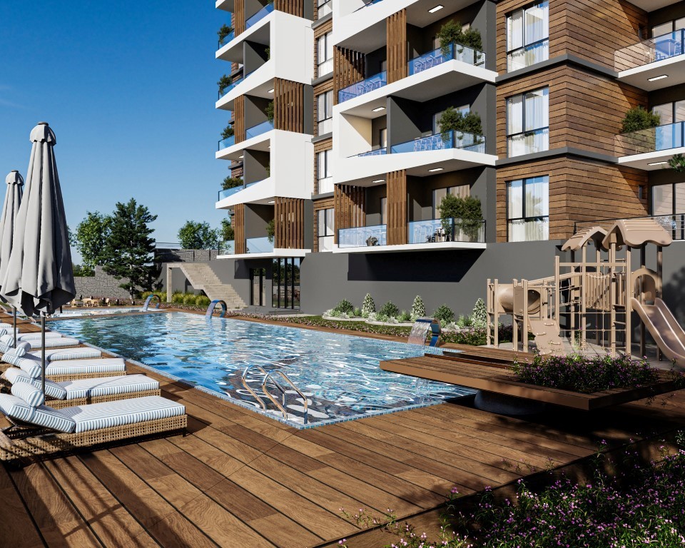 New residential complex in Mersin, 400 m from the sea - Фото 8