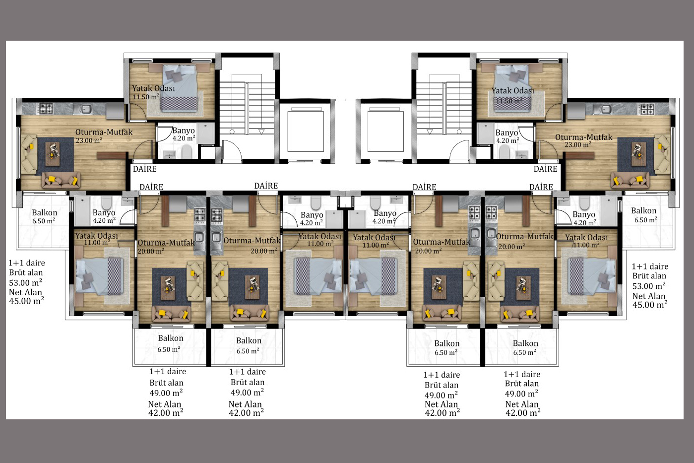 New residential complex in Mersin, 400 m from the sea - Фото 9