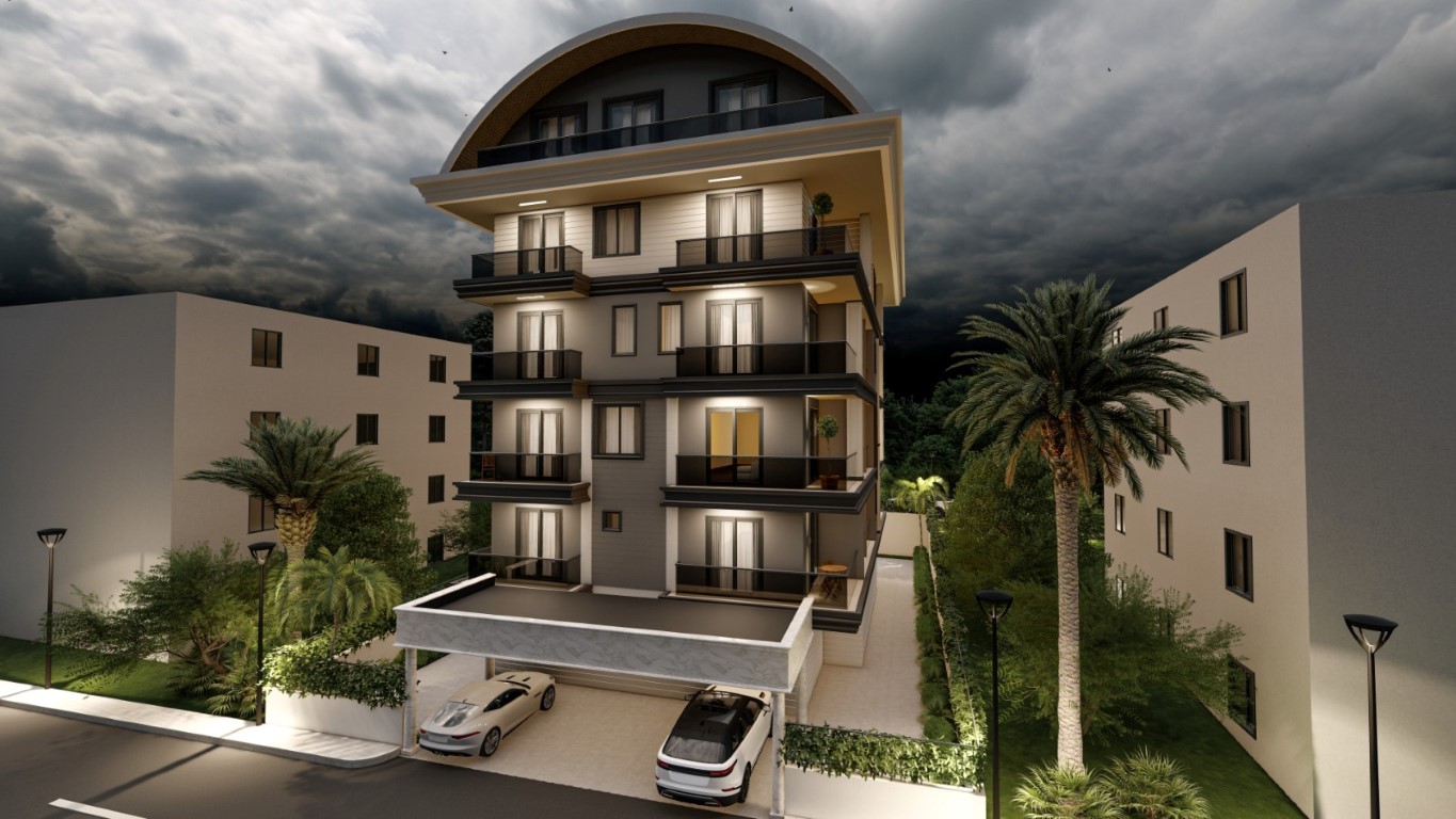 New residential complex in central Alanya - Фото 4