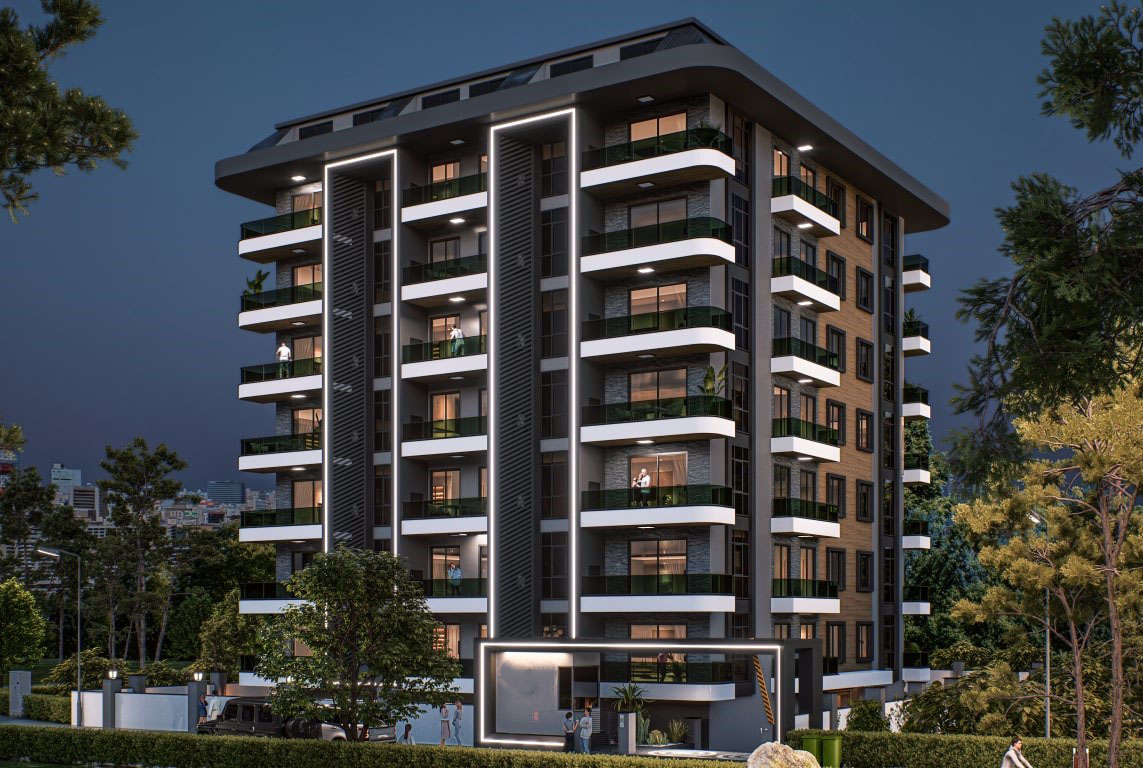 New residential complex with 1+1, 2+1 and 3+1 apartments in the center of Alanya - Фото 6