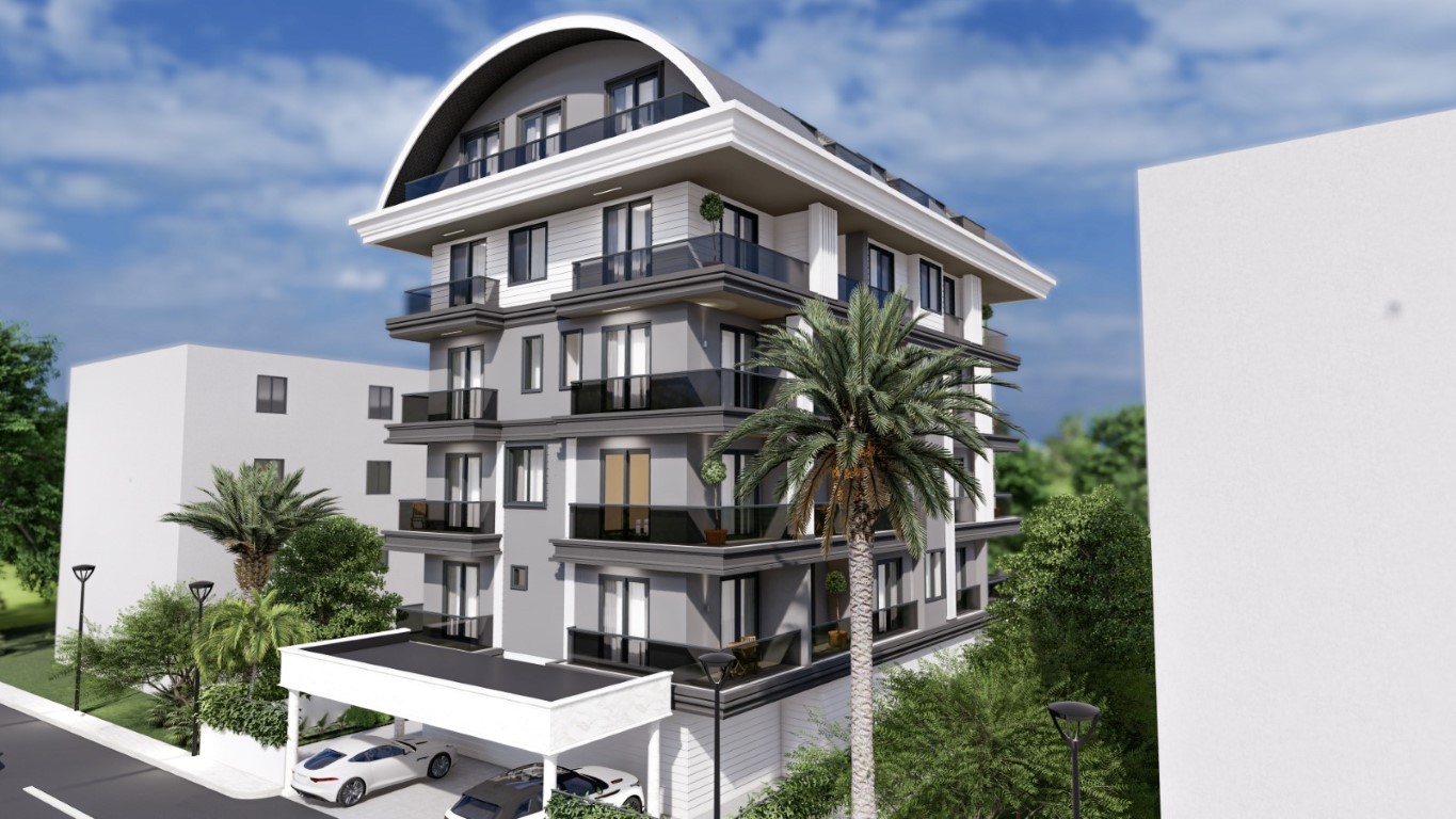 New residential complex in central Alanya - Фото 5