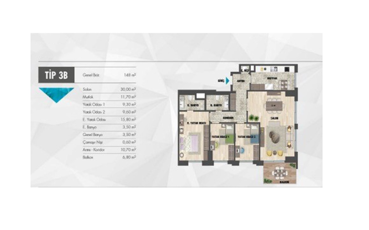 New modern project in Istanbul with spacious layouts - Фото 18