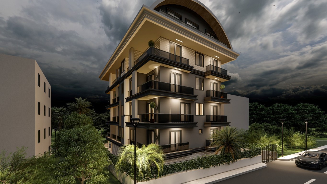 New residential complex in central Alanya - Фото 2