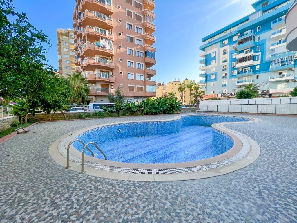 Furnished three bedroom apartment on the 7th floor and sea view, Mahmutlar - Фото 17