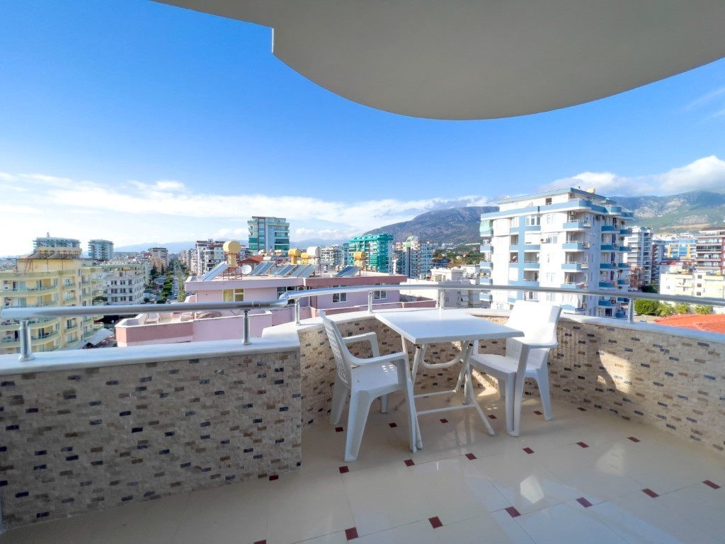 Furnished three bedroom apartment on the 7th floor and sea view, Mahmutlar - Фото 15