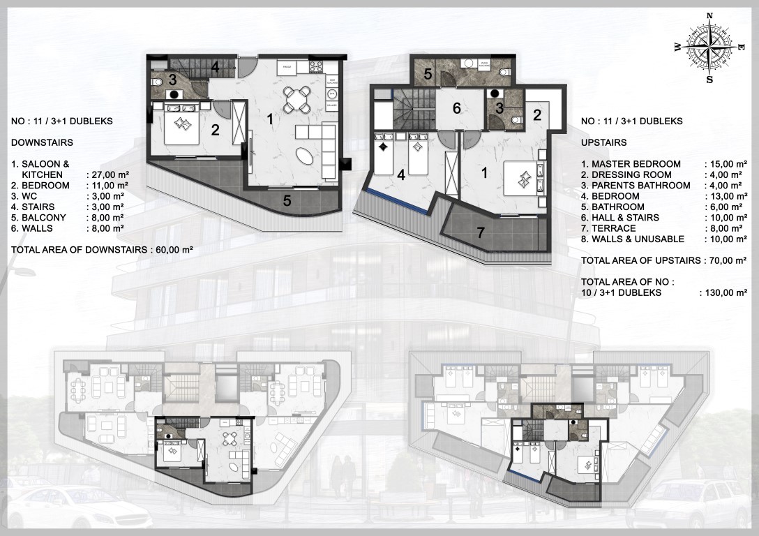 New complex with apartments 60-180 m2 in the prestigious area of Obos - Фото 18