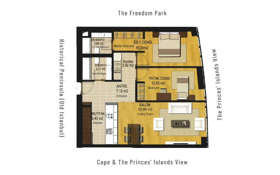 High-rise housing with the right to citizenship, Kadykei district - Фото 21