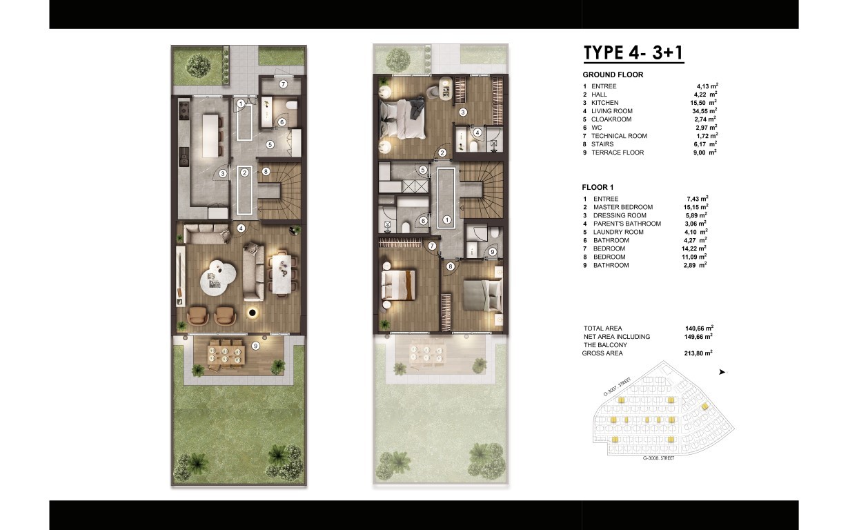 Residential complex of villas and duplexes in Istanbul - Foto 20