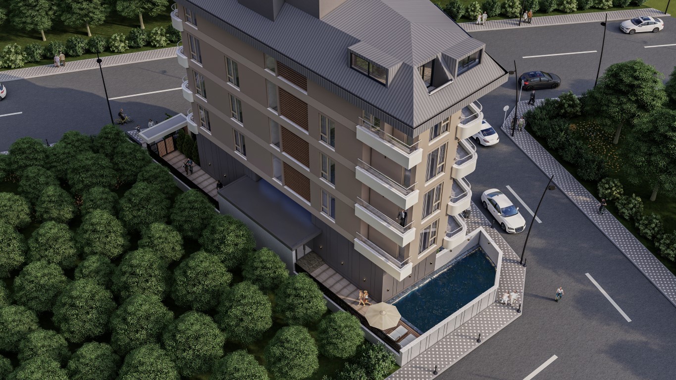 New complex with apartments 60-180 m2 in the prestigious area of Obos - Фото 6