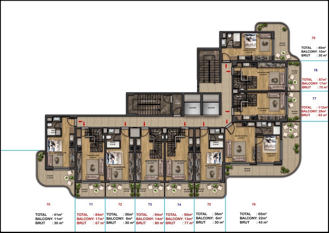 New residential complex with diverse infrastructure in Pajallar district - Фото 49