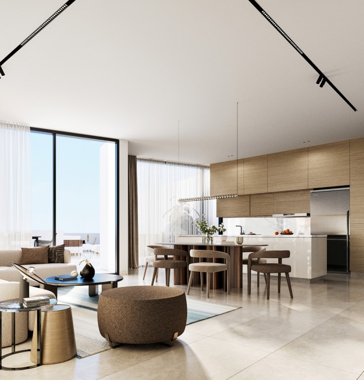 New Azura Residences project on the first waterfront in Dubai - Фото 15