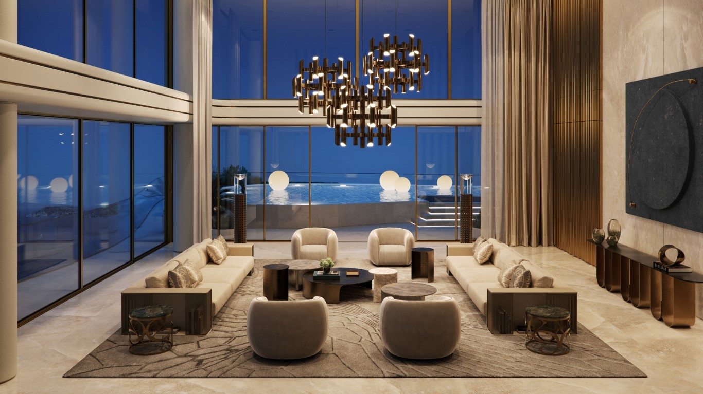 Elie Saab’s modern residence in Abu Dhabi - Фото 14