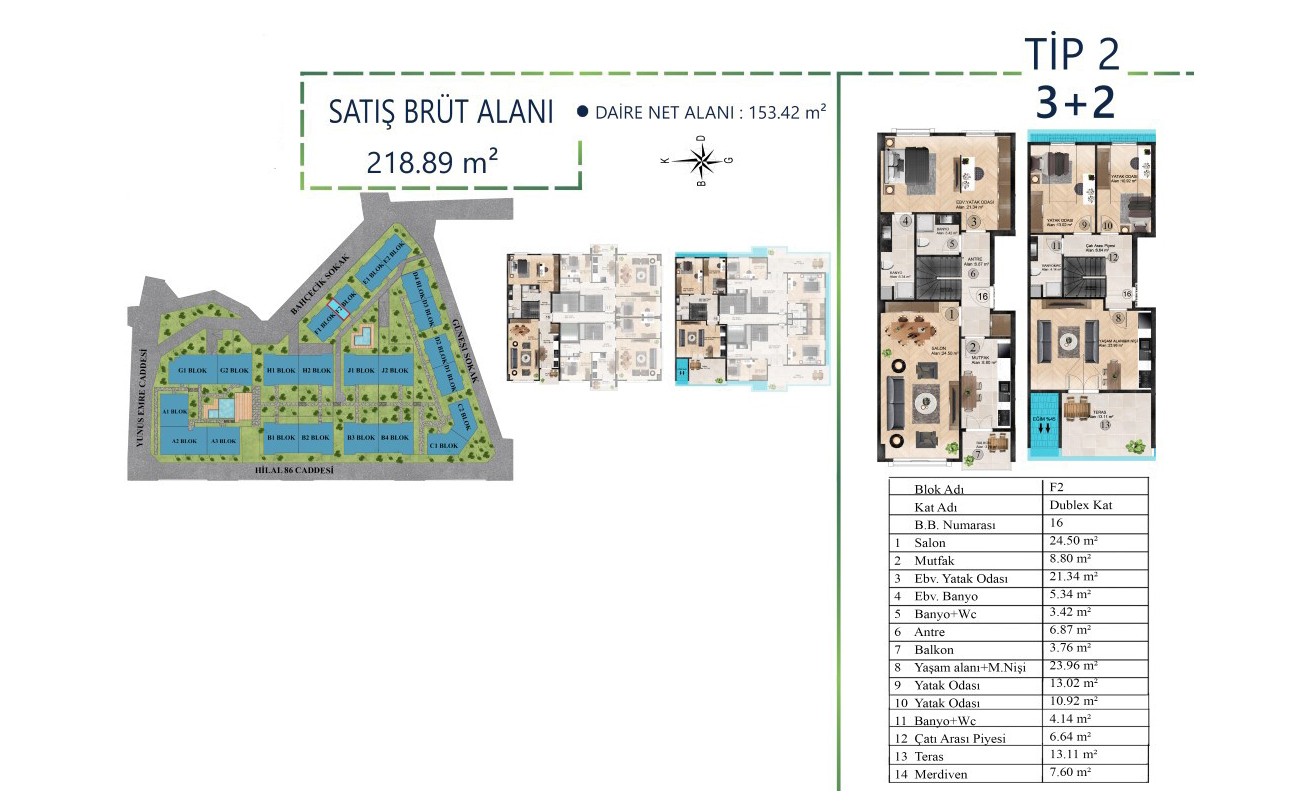 Low-rise residential project in Istanbul, Byukchmedje district - Фото 27