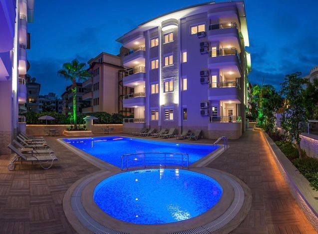 Two-room apartment on the ground floor in the prestigious area of Oba, Alanya - Фото 10