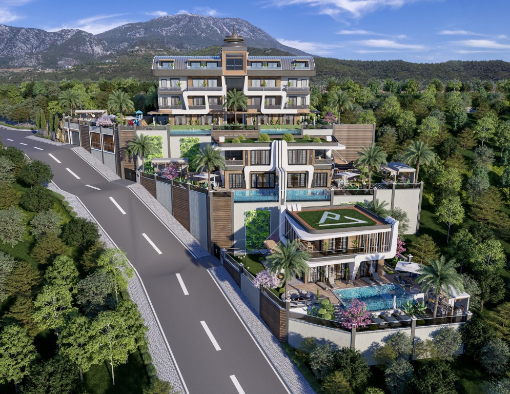 New project of modern villas and duplexes with beautiful sea view, Kargyjak - Фото 3