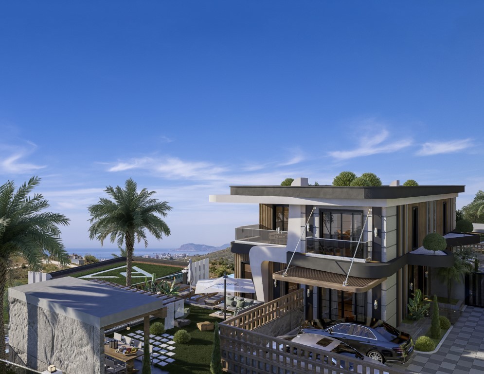 New project of modern villas and duplexes with beautiful sea view, Kargyjak - Фото 6