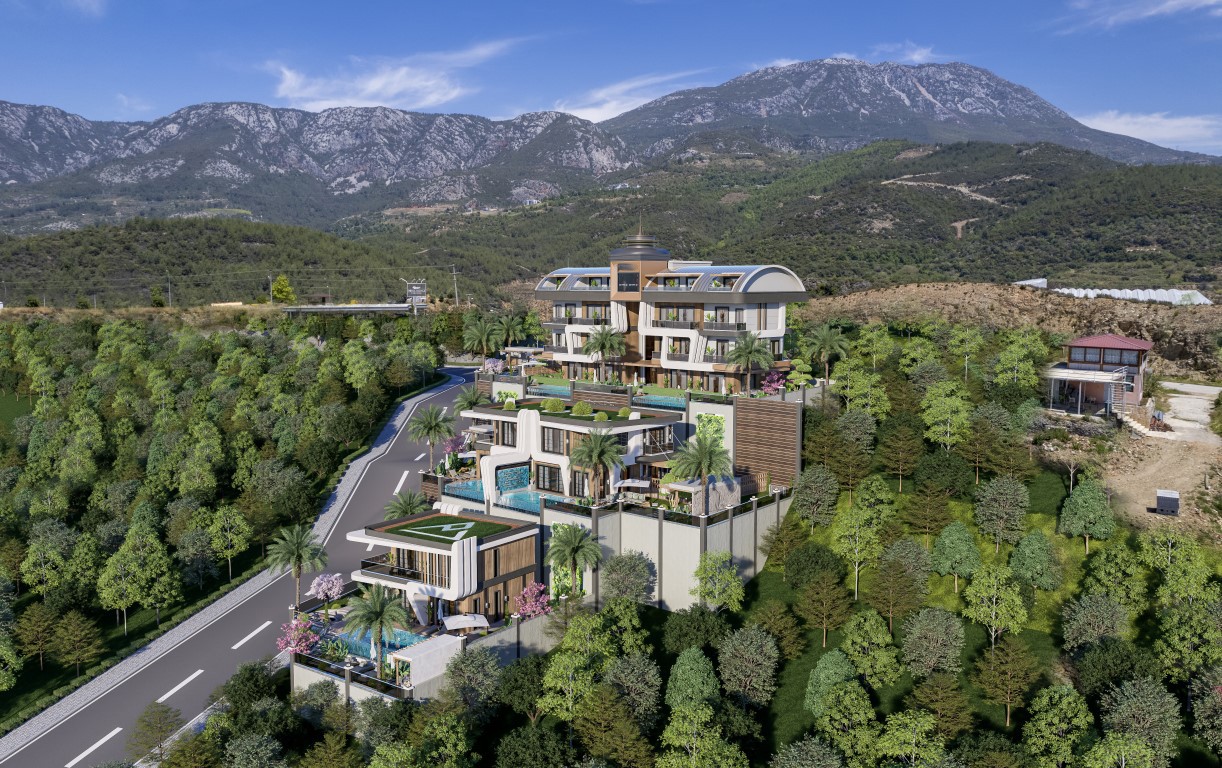 New project of modern villas and duplexes with beautiful sea view, Kargyjak - Фото 2