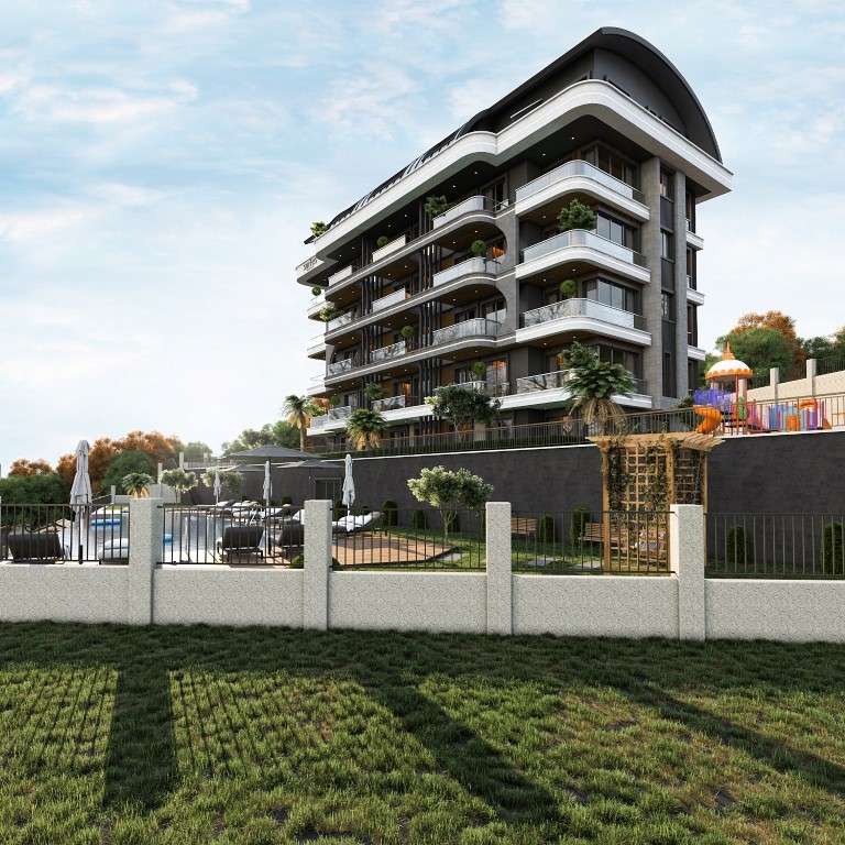 Stylish beachfront apartments with no-interest rate and luxury infrastructure in Alanya - Фото 3