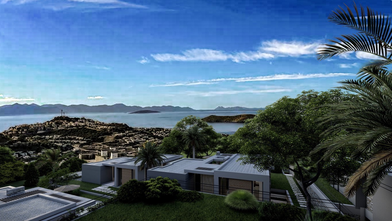 Elegant villas with panoramic sea views and modern facilities in Bodrum - Фото 5