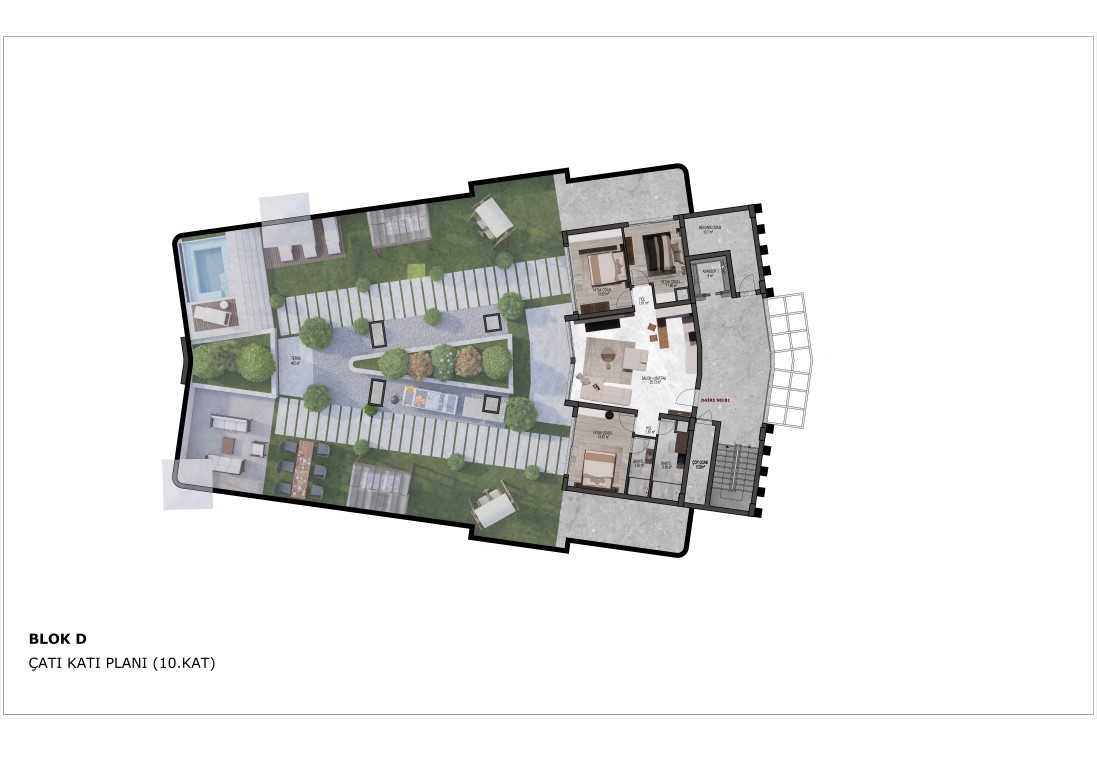 New residential complex on the first line of the coast, with a variety of infrastructure (Northern Cyprus) - Фото 40