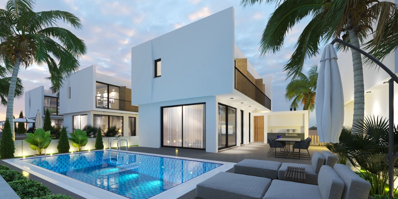 Ideal villas by the sea in Kyrenia: private swimming pools and landscaped plots from 310 m2 to 485 m 2 - Фото 12