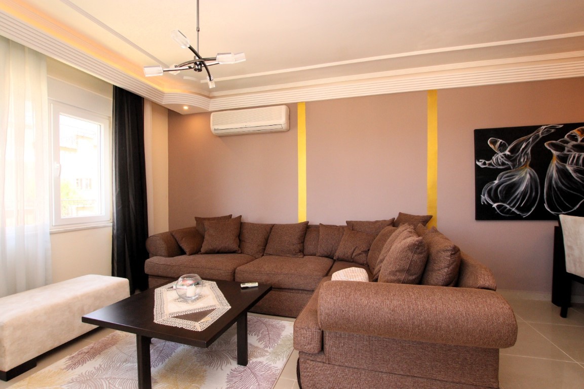 Three-room apartment with furniture, Alanya - Фото 2