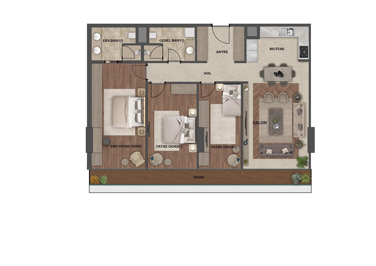 New modern project in the city of Istanbul, with various layouts - Фото 14