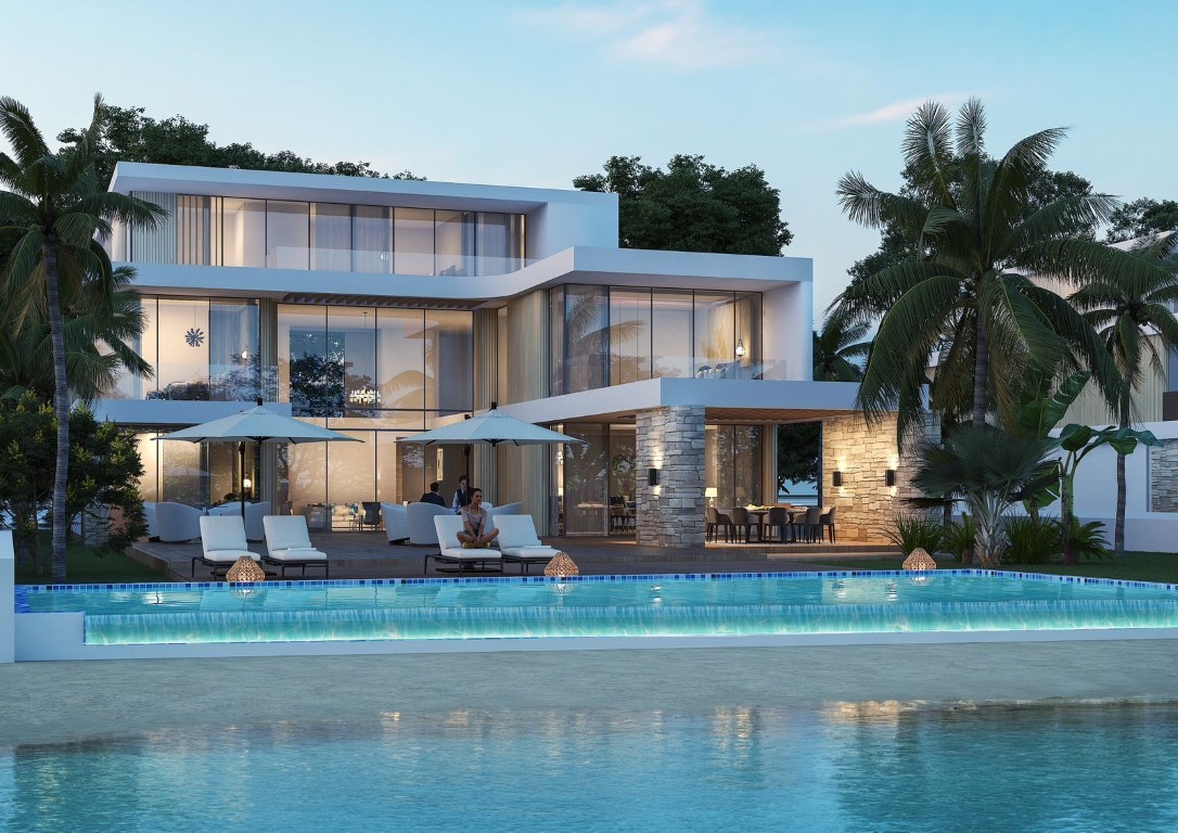 Exclusive villa project located on a natural island off the coast of the emirate of Umm el-Kuwait - Фото 4