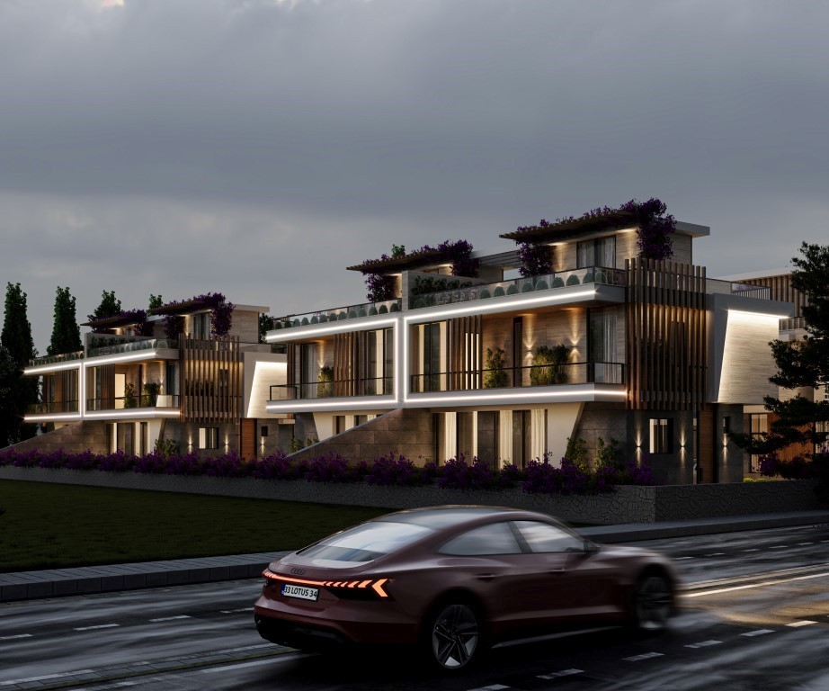 New project of modern villas, with apartments 4+1 in Mersin - Фото 3