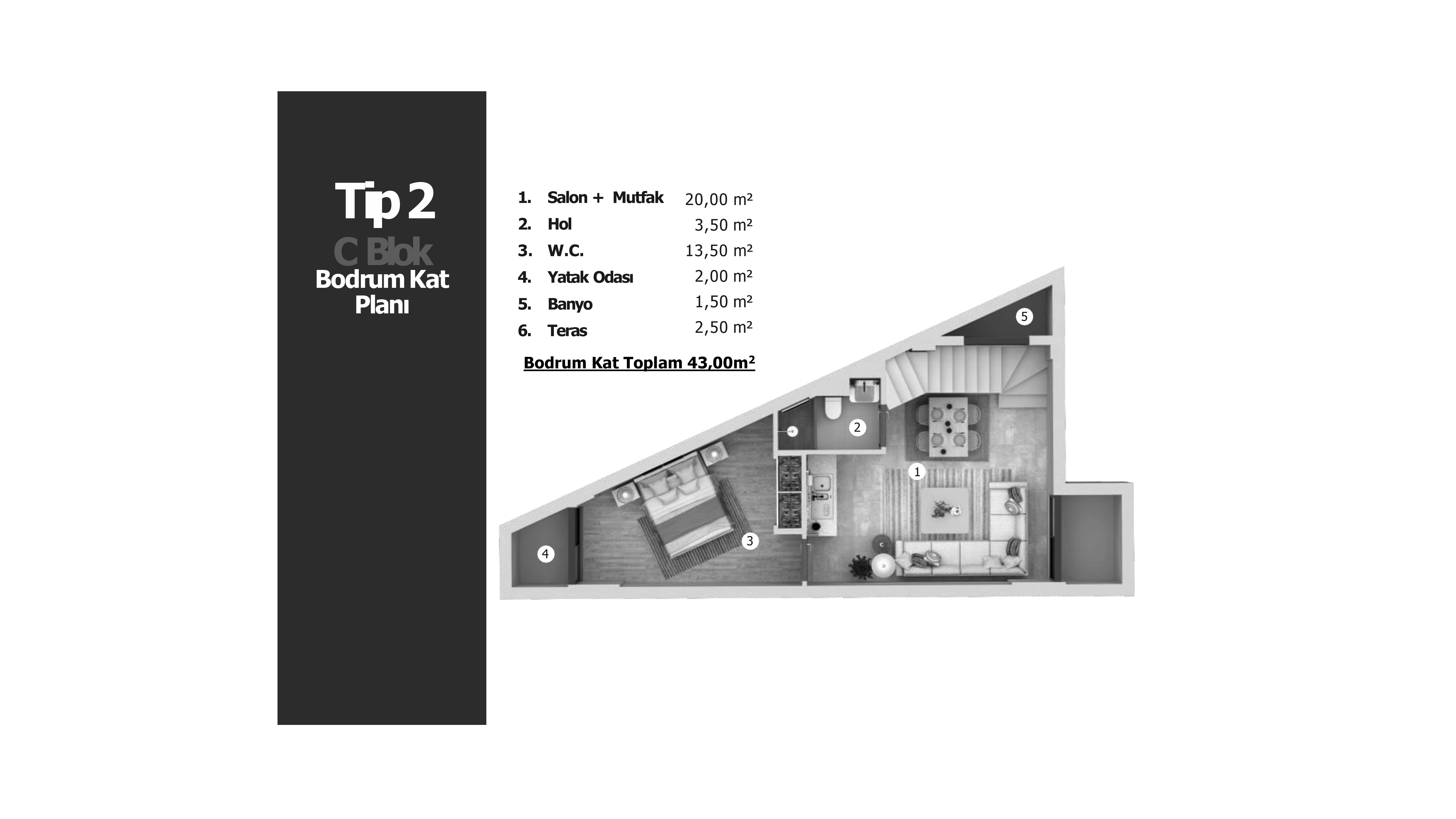 Modern complex of villas, with apartments 4+2 in Bodrum - Фото 16