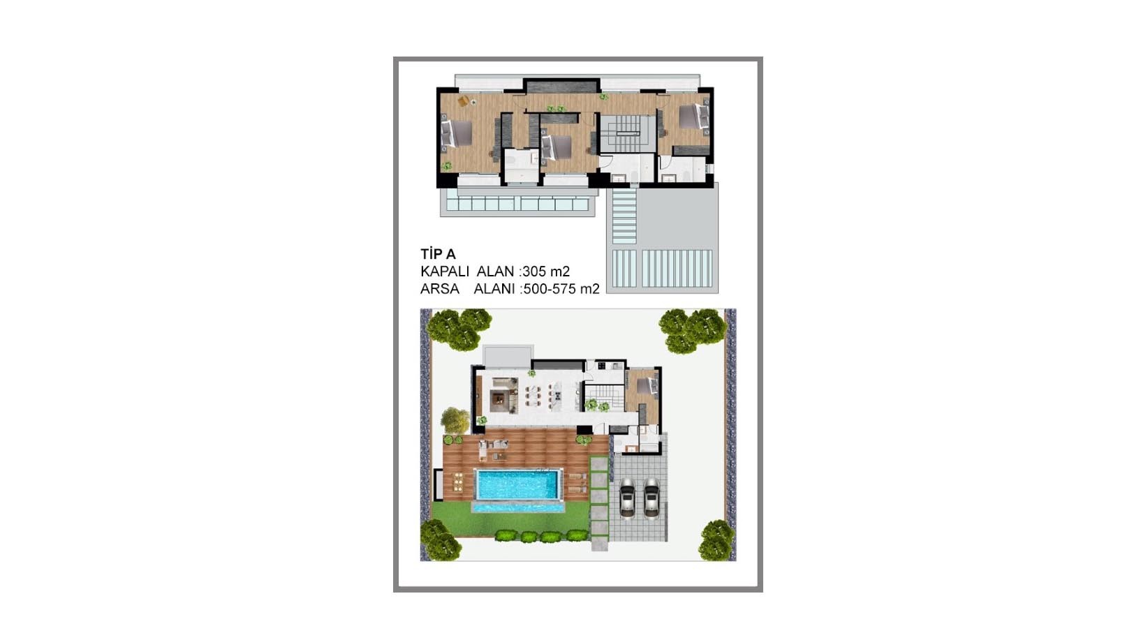 Complex of villas 305 m2 with private pool, in the final stage of construction - Фото 9