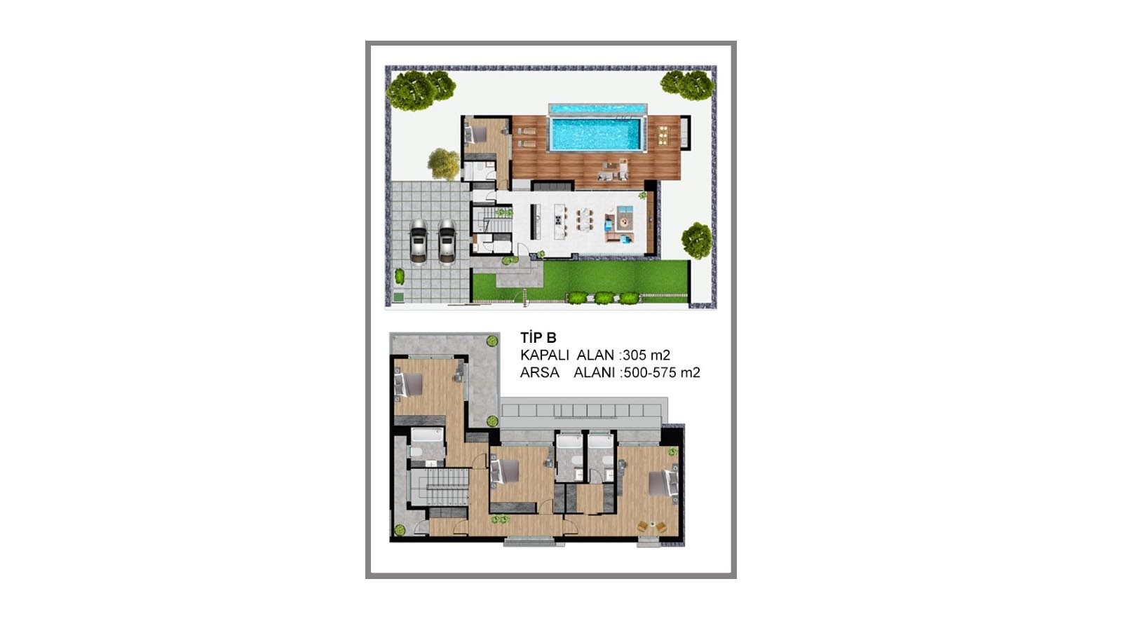 Complex of villas 305 m2 with private pool, in the final stage of construction - Фото 10