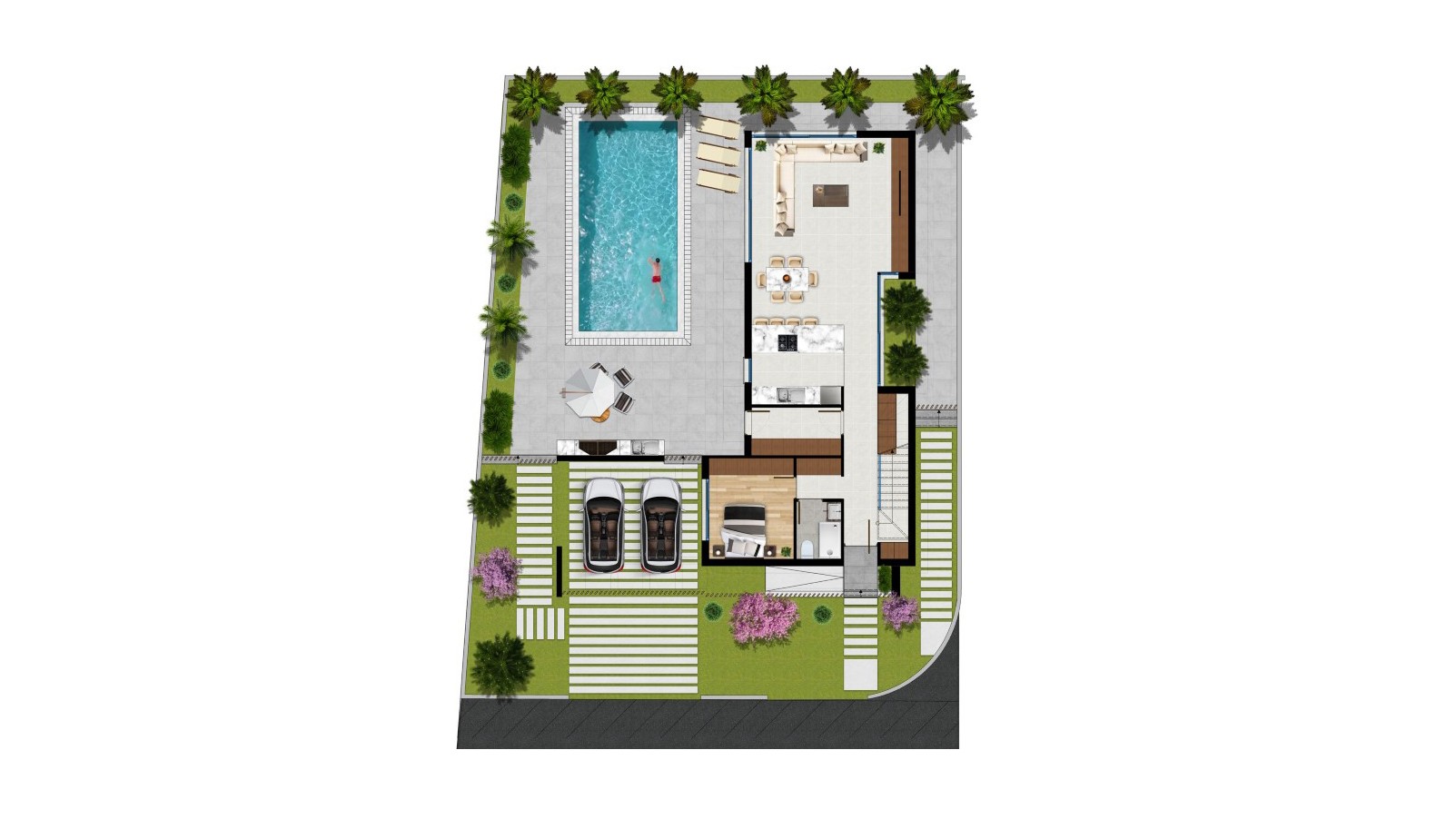 Ideal villas by the sea in Kyrenia: private swimming pools and landscaped plots from 310 m2 to 485 m 2 - Фото 13