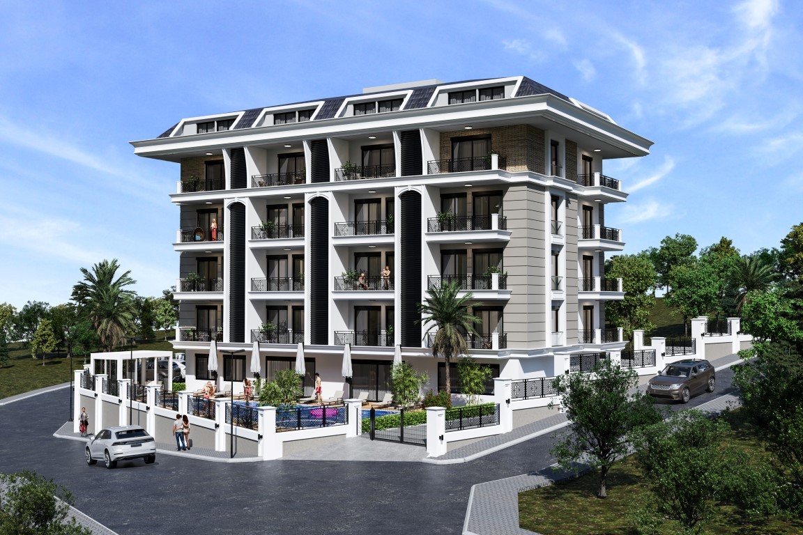 New project in the heart of Alanya, with apartments of 1+1, 2+1 and 3+1 - Фото 6