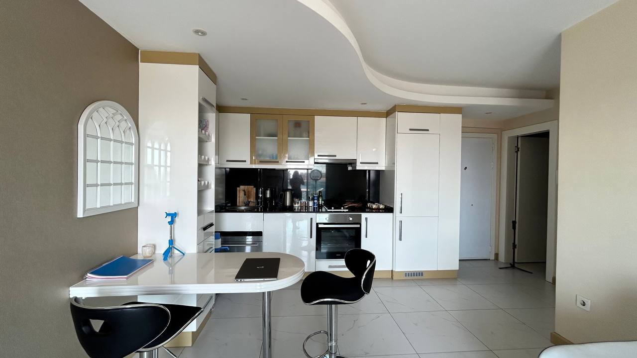 Furnished one bedroom apartment, 50 m2, in complex with infrastructure in Alanya - Фото 22