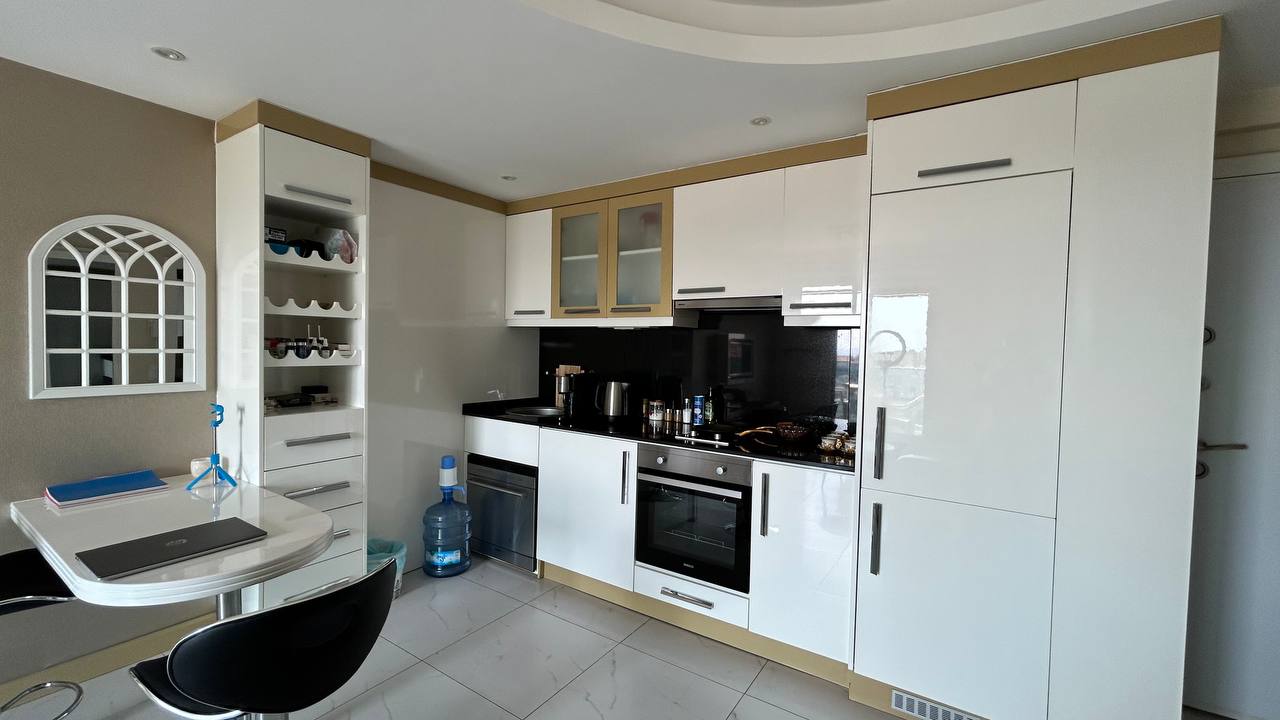 Furnished one bedroom apartment, 50 m2, in complex with infrastructure in Alanya - Фото 21