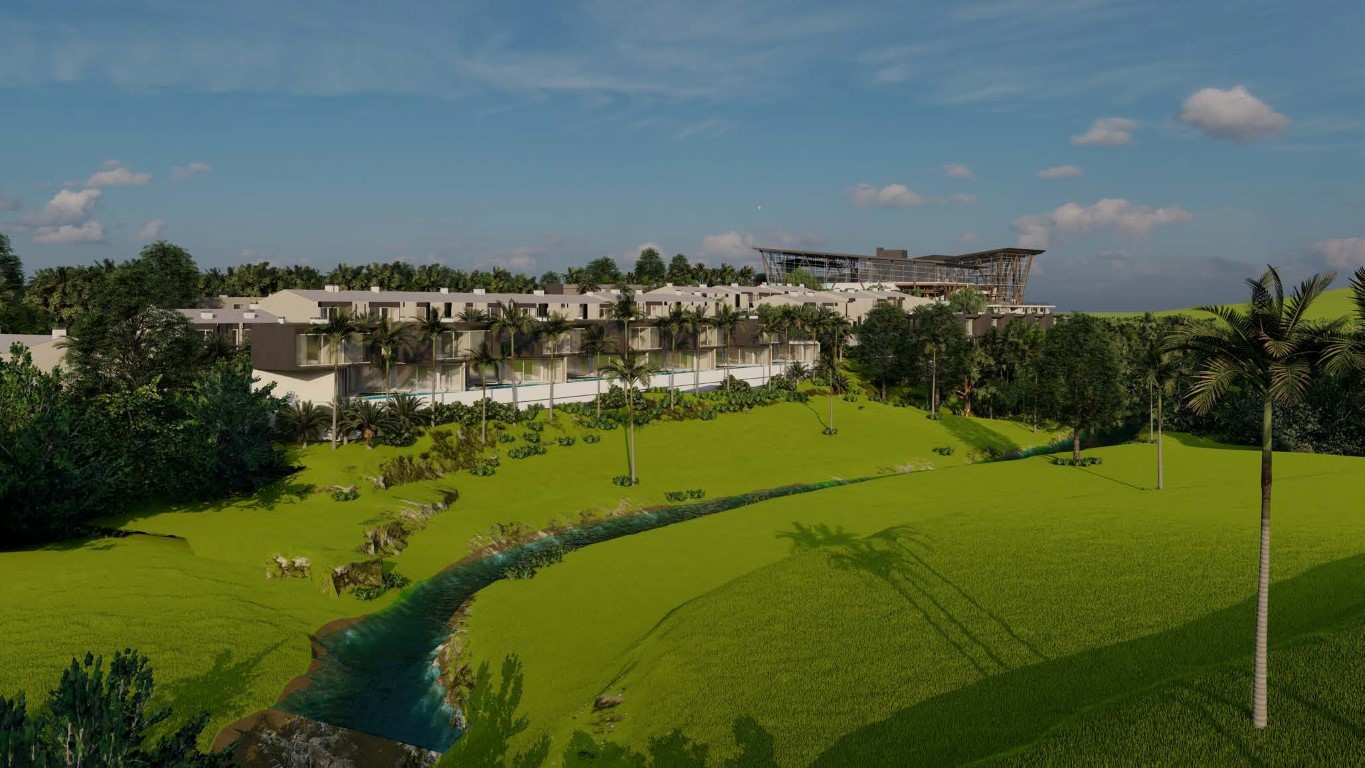 The most extensive and multifunctional project of the Premium class in the center of Ubud, with the concept 